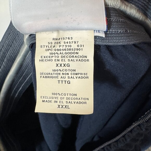 Champion Navy Blue Cotton Joggers Men’s Size 3XL Elastic Waist & Cuffed Ankle - Picture 8 of 8